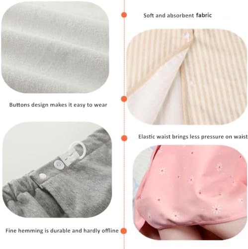 WEEOATAR Full Open Adult Diaper Skirt with Snaps