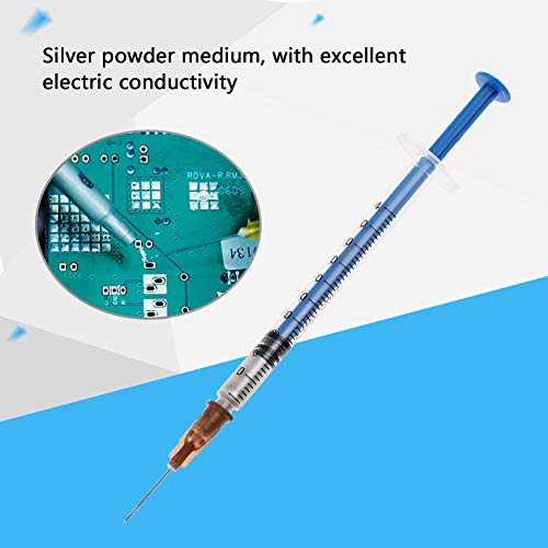 Silver Conductive Epoxy Adhesive for Keyboard Repair 03ML
