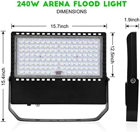 Juyace 36000Lm Super Bright LED Stadium Flood Light