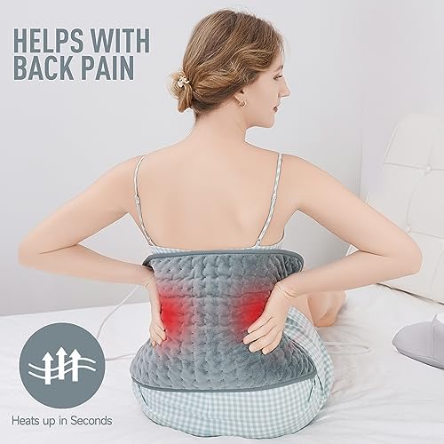 KOT Heating Pad - 6 Heat Settings Auto Shut Off 12x24 Inch