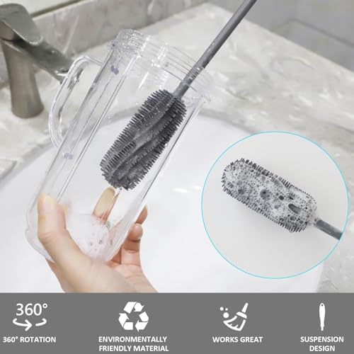 157 Silicone Bottle Brush for Stanley Vase Glassware and Narrow Neck Containers