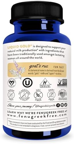 Legendairy Milk Liquid Gold Lactation Support 60 Count 1