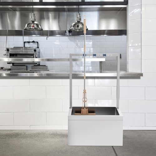 Tongmo Stainless Steel Mop Sink with Tool Rack