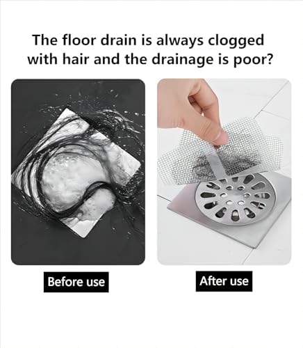 50 Pack Disposable Hair Catcher Sticker 4x4 Inch