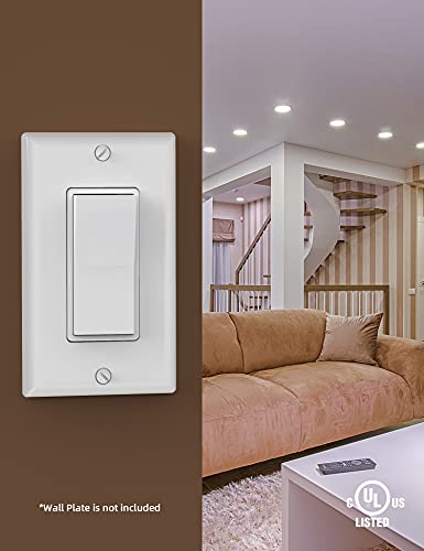 AIDA 20 Pack Glossy White Light Switches