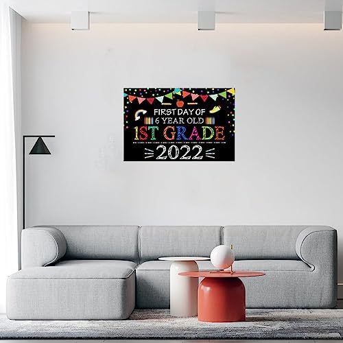 First Day School Wall Decal Peel and Stick 22in