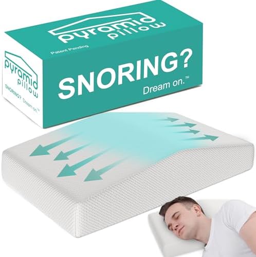 Pyramid Pillow - Anti-Snoring Aid for Side Sleepers