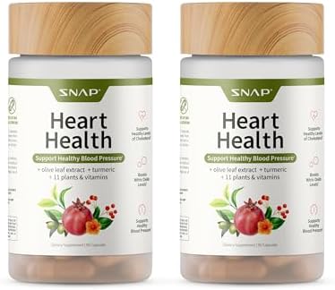 Snap Supplements Olive Leaf Heart Support 180 Capsules