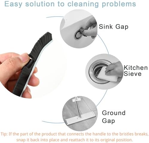 Hiyniaz 3Pcs Crevice Cleaning Brush Tool Set