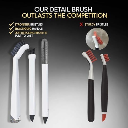 The Crown Choice Small Cleaning Brush Set 3pcs