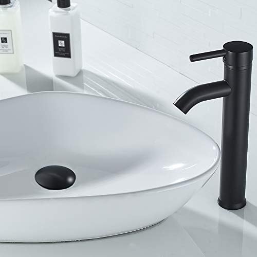 VOTON Matte Black Pop Up Drain Stopper