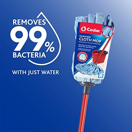 O-Cedar Microfiber Cloth Wet Mop BlueRed