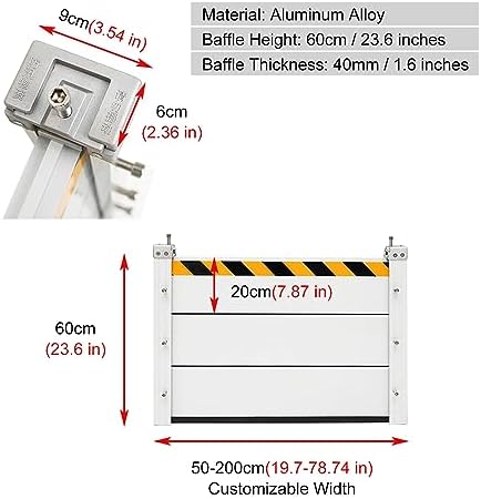 Flood Barrier Threshold Heavy Duty Doorway Water Stopper 1