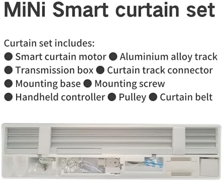 Smart Curtain Track System with Mini Wifi Motor