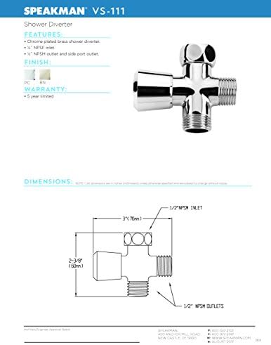 Speakman VS-111 Bathroom Hardware Polished Chrome