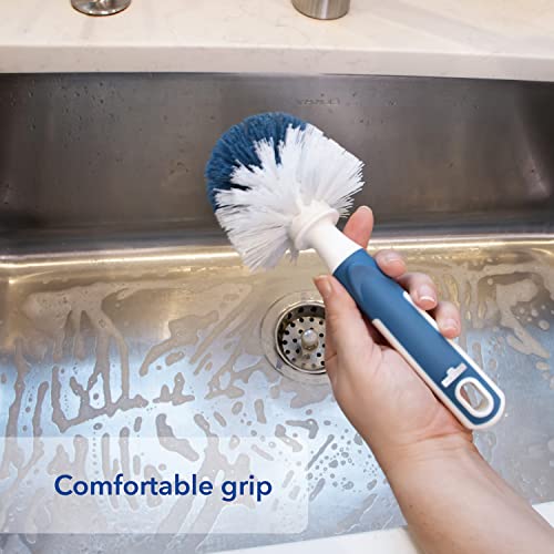 Unger Sink Dish Scrub Brush - Non-Scratch Durable Ergonomic