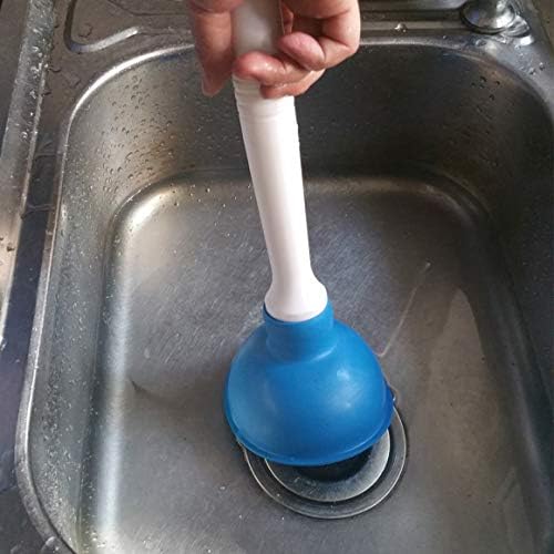 Coralpearl 9 Inch Short Handle Drain Plunger