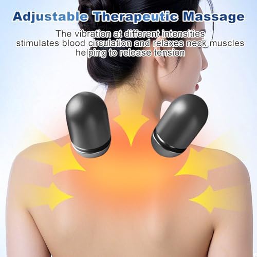 Triple Therapy Neck Pillow with Heat and Traction 1