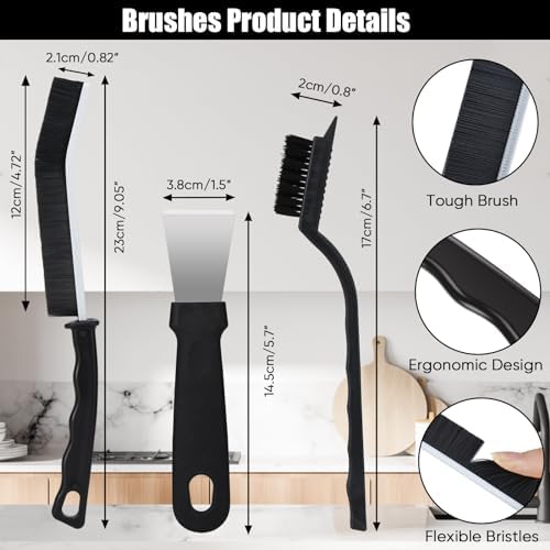 Tedmax 8 Pcs Crevice Cleaning Brush Set 1
