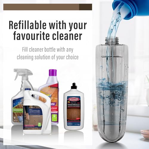 Panda Grip Wet Spray Mop with 14 oz Refillable Bottle