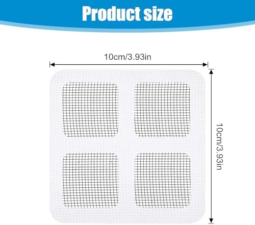 Disposable Shower Drain Hair Catcher 12-Pack