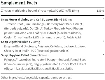 Snap Supplements Gut Health 60 Capsules for Men and Women