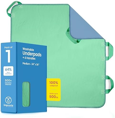 Improvia Positioning Bed Pad 34x36 with Handles