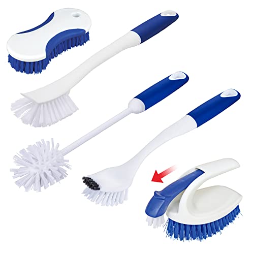 CELOX 5 Pack Deep Cleaning Brush Set with Hanging Holes
