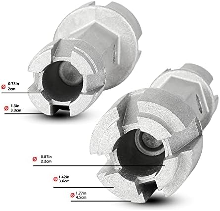 WMAZtool Dual-Ended Drain Wrench for Bath Shower and Closet Spuds