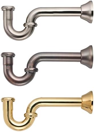 KEENEY K100VB Brass P-Trap with Deep Flange