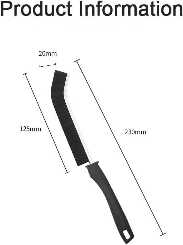 Wdianoutdoor Crevice Cleaning Brush Set 3 Pcs Slim Gap Tool