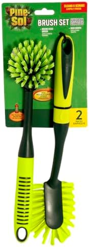 Pine-Sol Scrub Brush Set - 2 Piece Heavy Duty