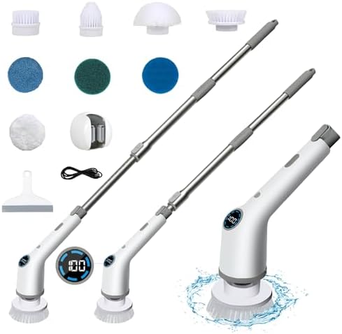 Gremap Electric Spin Scrubber with 9 Heads
