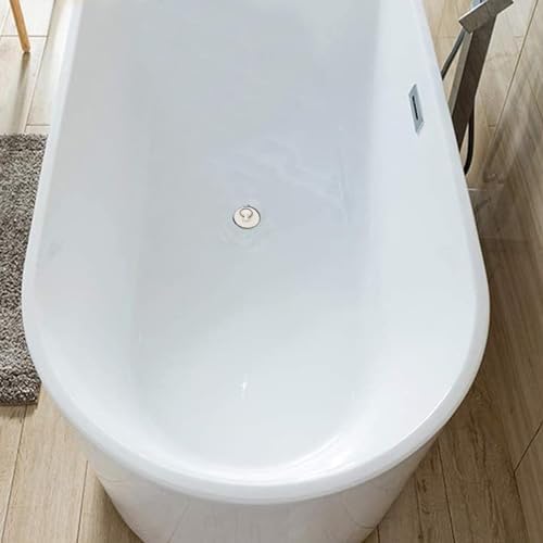 AUXBC Rubber Tub Stopper 4pcs with Hanging Ring White