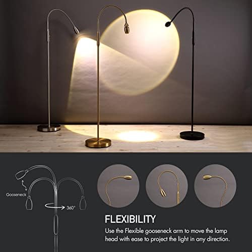 OBright Ray Floor Lamp - Dimmable Zoomable Flexible