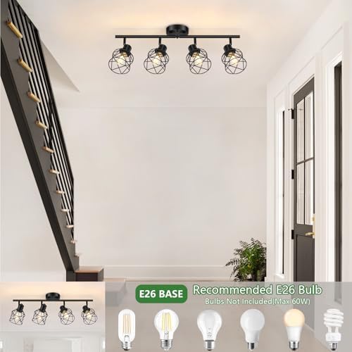 Baocuz 4-Lights Semi Flush Ceiling Light
