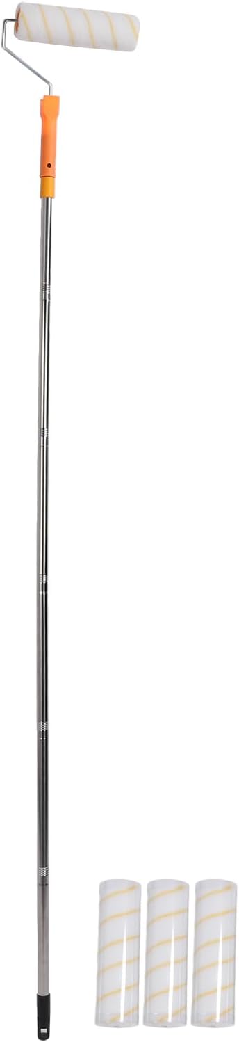 ZIZEV Telescoping Paint Roller Brush Rod for Kids and Bathroom Use