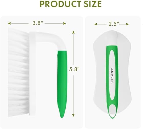 Amazer Scrub Brush for Tub Sink Carpet Floor - Pack of 2