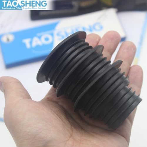 Universal Fit Black Silicone Drain Plug 3 Pack
