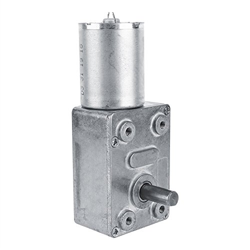 Yosoo Reversible 12V Worm Gear Motor 40RPM with Self Locking