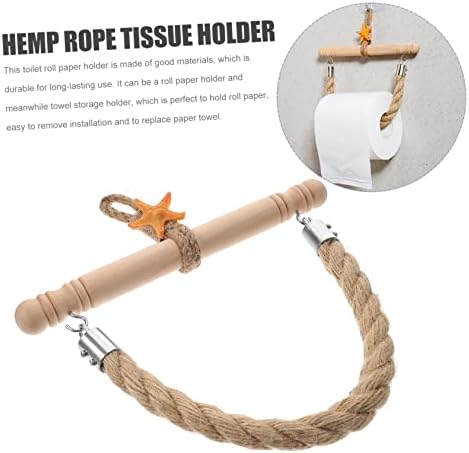DOITOOL Nautical Themed Toilet Paper Holder Wall Mount