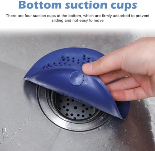Pilarmuture 2Pcs Hair Catcher Drain Cover for Bath and Sink