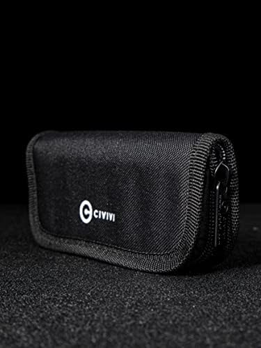 CIVIVI Nylon Knife Pouch - Pocket Knife Carrier with Fluff and Stickers C-01