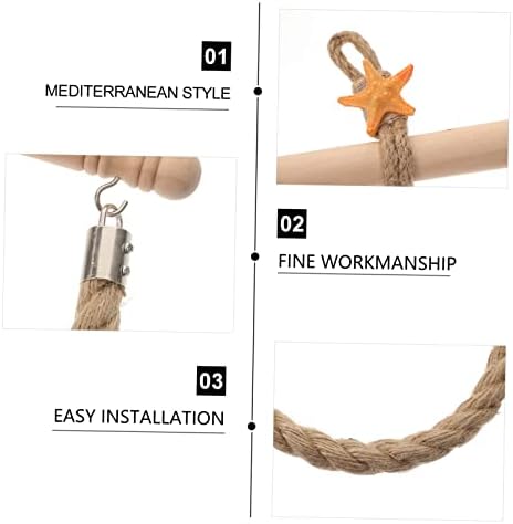 DOITOOL Nautical Themed Toilet Paper Holder Wall Mount
