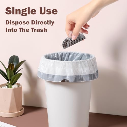 15Pack Disposable Shower Hair Catcher Waterproof Stickers