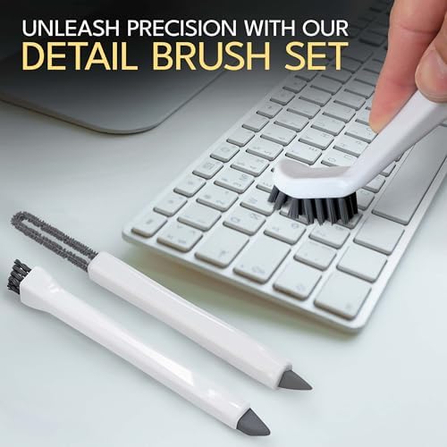 The Crown Choice Small Cleaning Brush Set 3pcs