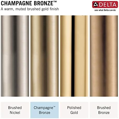 Delta Nicoli Widespread Bathroom Faucet 3 Hole Gold