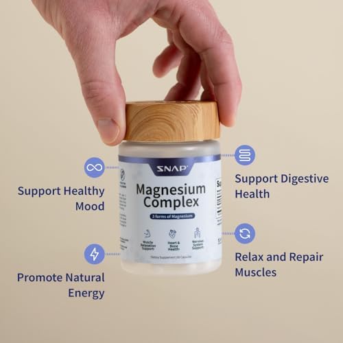 Snap Supplements 3-in-1 Magnesium Complex Capsules