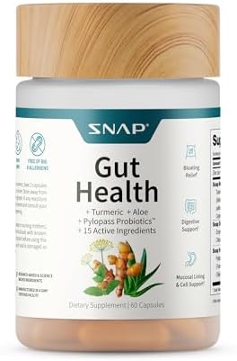 Snap Supplements Gut Health 60 Capsules for Men and Women