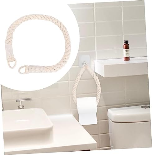 Handmade Rope Toilet Paper Holder Wall Mount